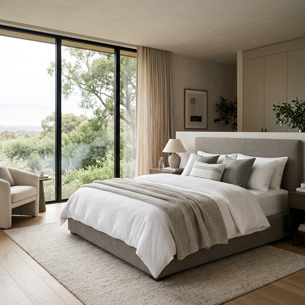 Quarto Minimalista Luxuoso